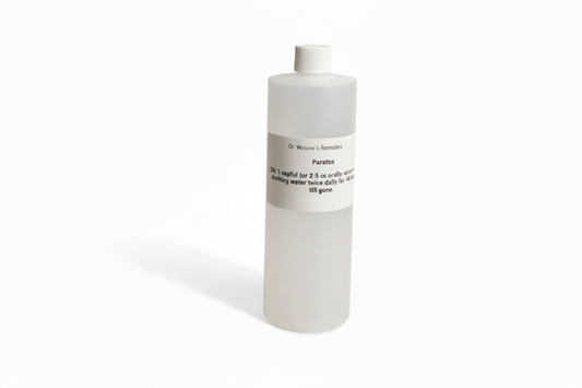 Paratox bottle with Dr. Wessner's Remedies label